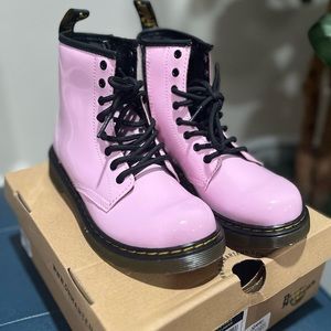 PALE PINK DR. MARTENS BOOTS
